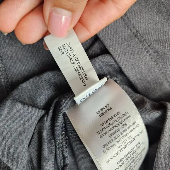 Polo Ralph Lauren Performance Golf Polo Shirt Mens Large Gray Short Sleeve Pony - Picture 10 of 10